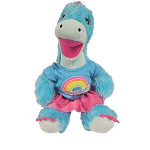 Build a Bear Workshop Orlando 2021 Stuffed Plush Blue Pink Stegosaurus 18 Inch